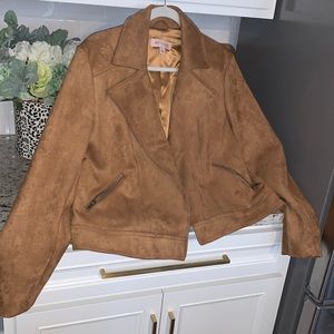 Philosophy- L Faux Suede Jacket